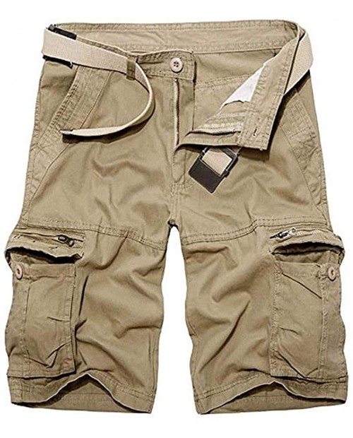 SIGAWN Camo Cargo Shorts Men's Casual Lightweight Outdoor Summer Shorts with Zipper Pockets with 8 Pockets |
