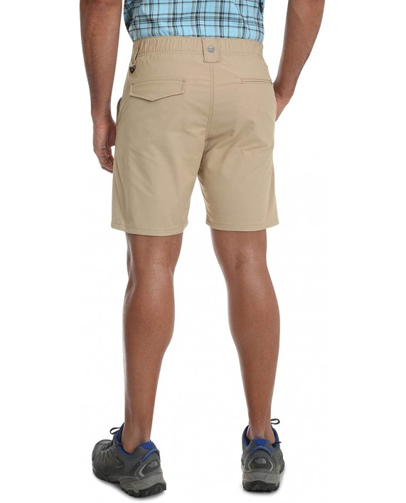 Wrangler Khaki Outdoor Performance Relaxed Fit at Knee Flex Cargo Shorts |