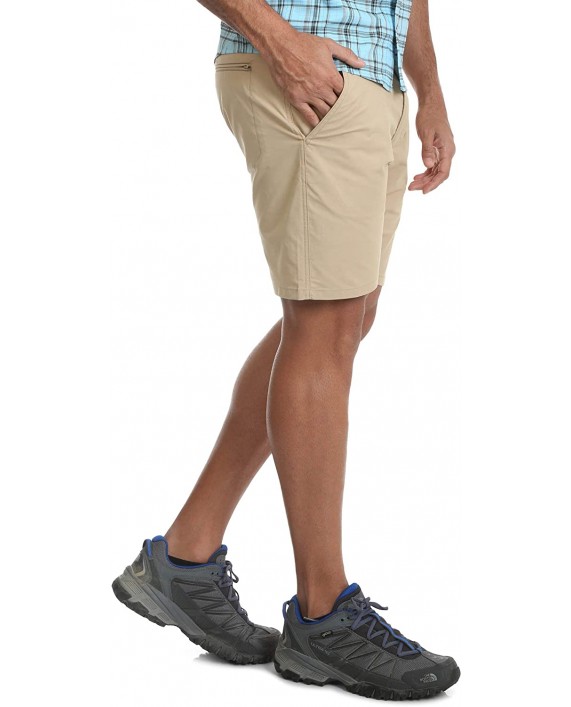 Wrangler Khaki Outdoor Performance Relaxed Fit at Knee Flex Cargo Shorts |