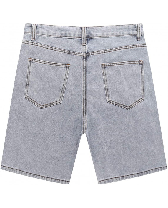 COOFANDY Men's Relaxed Fit Jean Shorts Classic Casual Denim Cargo Shorts with 5 Pockets
