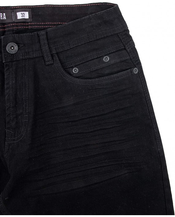 CULTURA AZURE Slim Jean Shorts for Men Men's Stretch Casual Denim Shorts Slim Fit at Men’s Clothing store