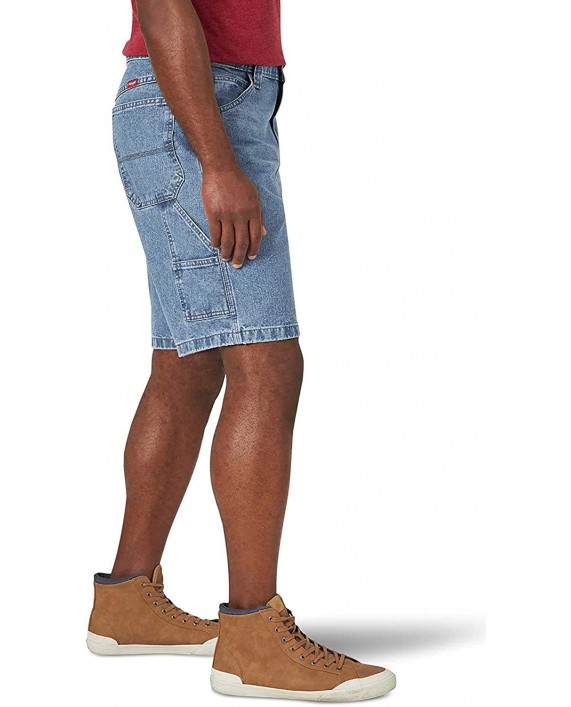 Wrangler Men's Denim Carpenter Shorts 42 Antique at Men’s Clothing store