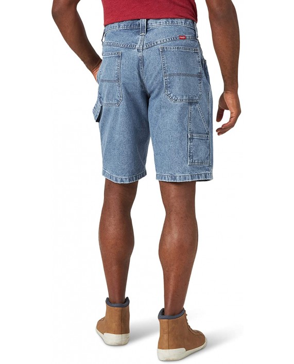 Wrangler Men's Denim Carpenter Shorts 42 Antique at Men’s Clothing store