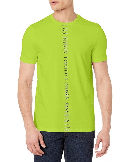 AX Armani Exchange Men's Center Vertical Logo Stretch Cotton Jersey T-Shirt |