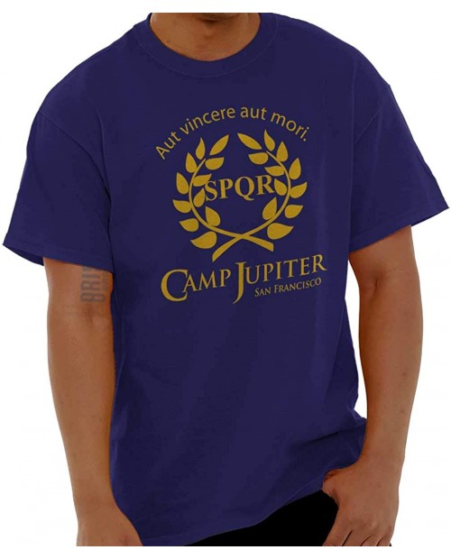 Brisco Brands Camp Jupiter SPQR Greek Mythology Womens Mens Crewneck T Shirt