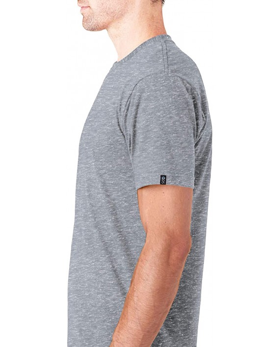 EXIT 26 Men's Premium Ultra Soft Sueded Jersey Crewneck Plain & Heather T-Shirts Regular - 3XL Sizing |