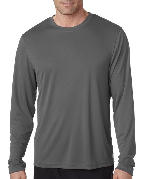 Hanes Cool DRI'Performance mens Long-Sleeve T-Shirt Graphite X-Large |