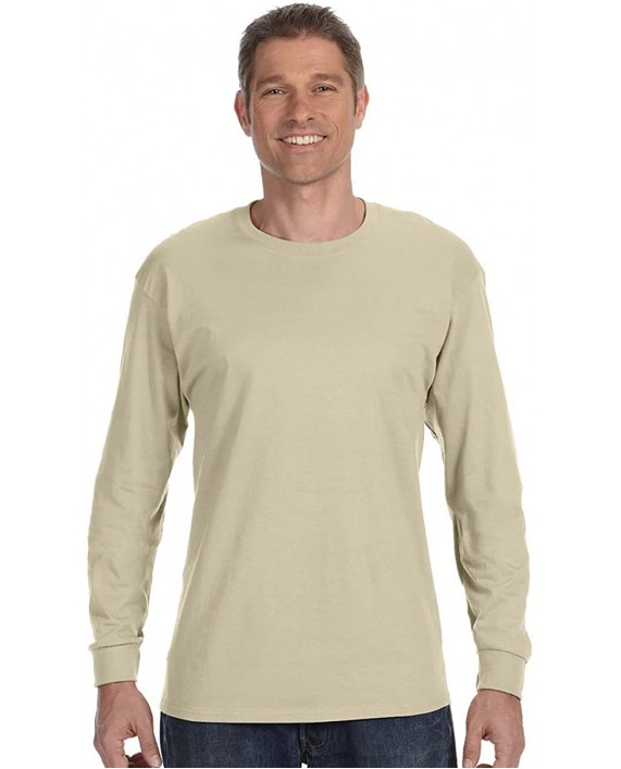 Hanes TAGLESS 6.1 Long Sleeve T-Shirt XL-Black |