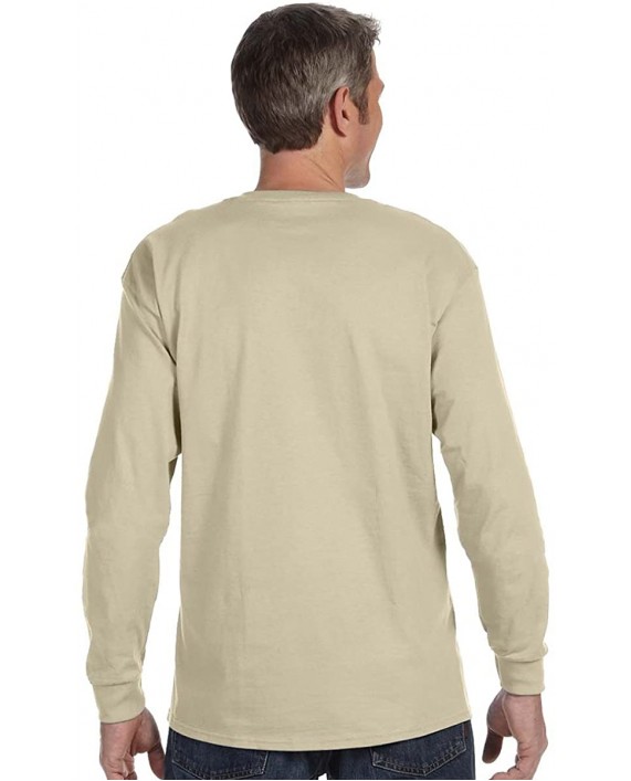 Hanes TAGLESS 6.1 Long Sleeve T-Shirt XL-Black |
