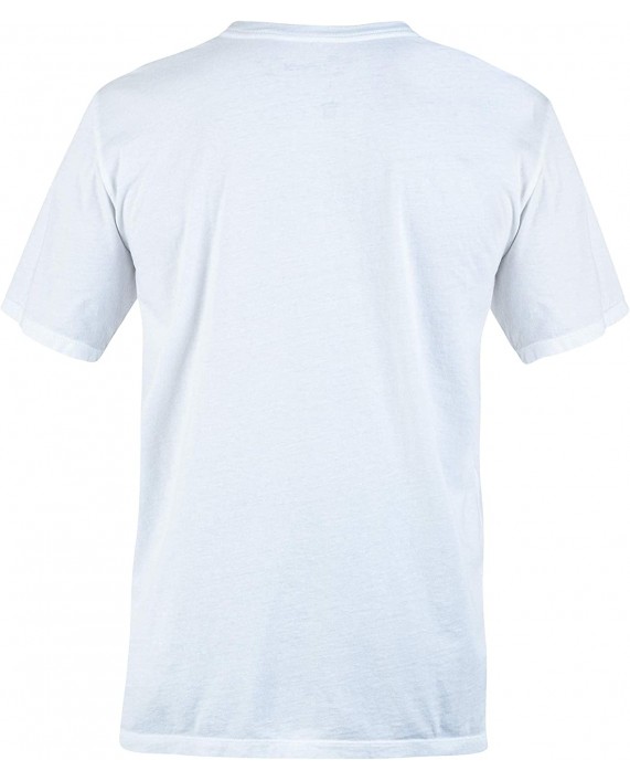 Hurley Men's Everyday Washed One and Only Slashed Short Sleeve T-Shirt White Large |