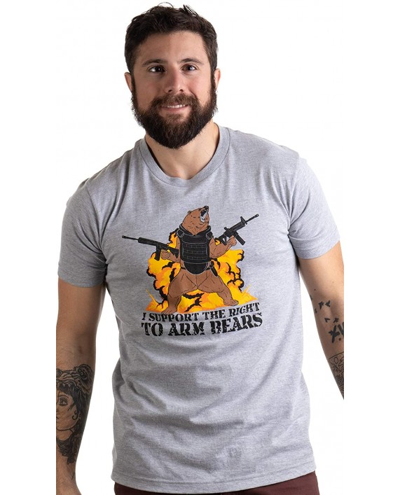 I Support The Right to Arm Bears | Dad Joke Funny Pun Gun Joke Men Women T-Shirt