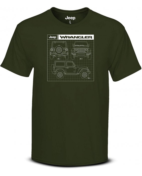 Jeep Wrangler Men's Green T-Shirt