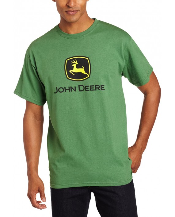 John Deere NCAA Mens Trademark Logo Core Short Sleeve Tee |