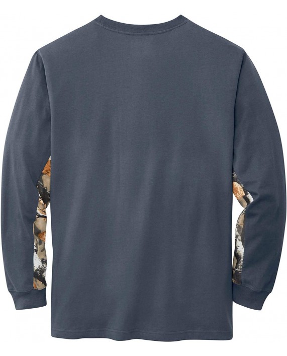 Legendary Whitetails Men's Backcountry Insect Repellent Long Sleeve Camo T-Shirt-Casual Crewneck Pullover Regular Fit