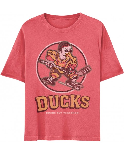 Mens Classic Mighty Ducks Shirt - The Mighty Ducks Tee Shirt - Gordon Bombay & Charlie Conway Graphic T-Shirt |