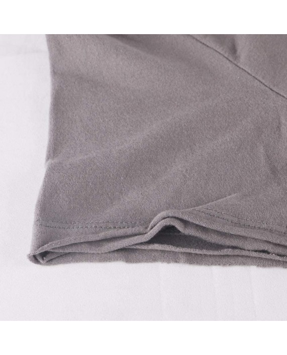 Men's Vintage Washed Cotton Tee Shirts with Destroyed Holes Short Sleeve V-Neck Slim Fit |