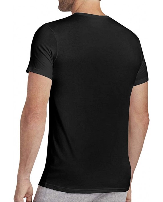 Onechamp Men's and Women's Cotton Queen Band Logo T-Shirt Black Short Sleeve