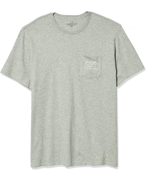 Vineyard Vines Men's Big & Tall Short Sleeve Vintage Whale Pocket T-Shirt