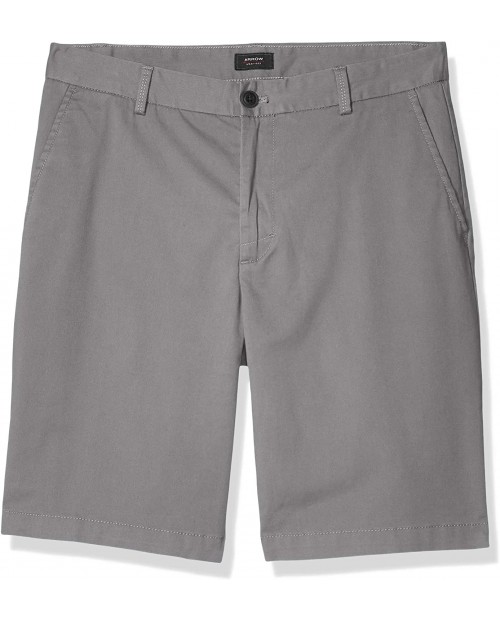 Arrow 1851 Men's Flat Front Stretch Twill Short at Men’s Clothing store
