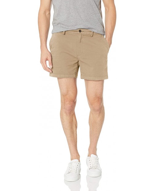 Brand - Goodthreads Men's Slim-Fit 5 Inseam Flat-Front Comfort Stretch Chino Shorts