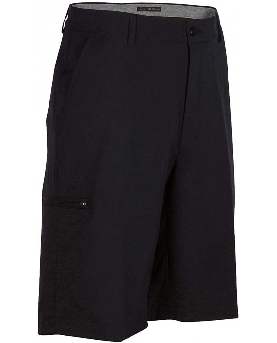 Greg Norman Men's Play Dry Comfort Waistband Performance Stretch Golf Shorts Black 32