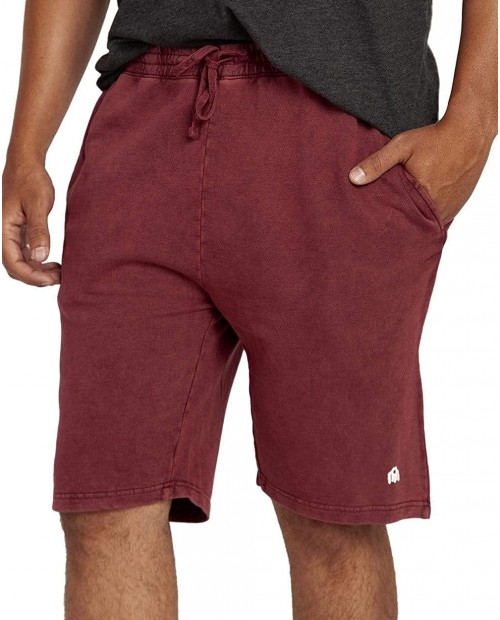 INTO THE AM Men's Premium Jogger Shorts Adjustable Drawstring Knit Sweat Shorts at  Men’s Clothing store