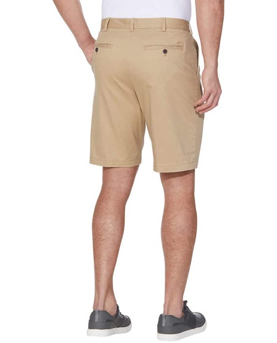 IZOD Mens Saltwater Flat Front Stretch Chino Shorts at Men’s Clothing store