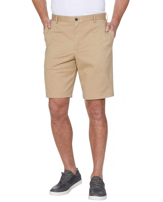 IZOD Mens Saltwater Flat Front Stretch Chino Shorts at Men’s Clothing store