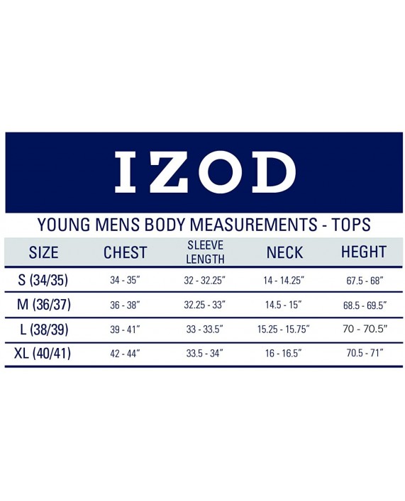 IZOD Uniform Young Men's Flat Front Performance Short at Men’s Clothing store