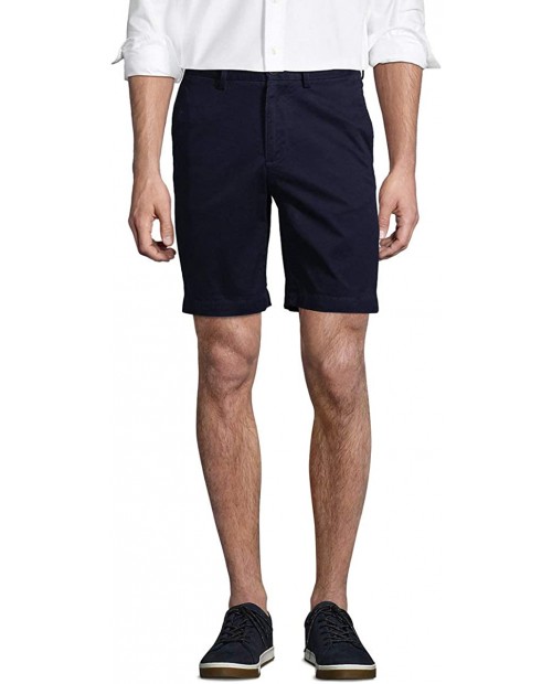 Lands' End Men's 9 Classic Fit Stretch Knockabout Chino Shorts at Men’s Clothing store