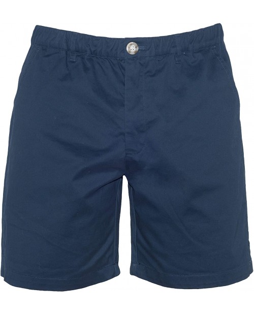 Meripex Apparel Men's 7 Inseam Elastic-Waist Casual Short Shorts 4-Way Stretch at Men’s Clothing store