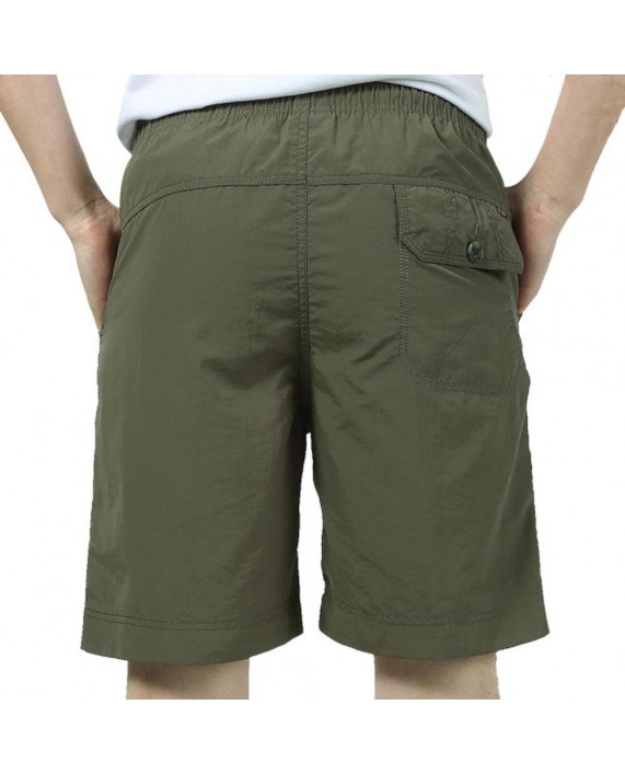 MUST WAY Men's Straight Comfort Quick Dry Golf Classic Fit Solid Pleat Front Shorts at Men’s Clothing store