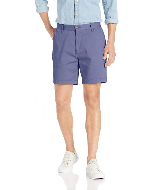 Nautica Men's Classic Fit Flat Front Stretch 6 Inch Deck Short at  Men’s Clothing store
