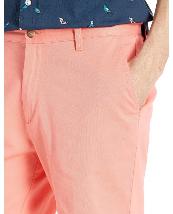 Nautica Men's Classic Fit Flat Front Stretch Chino Deck Short at Men’s Clothing store