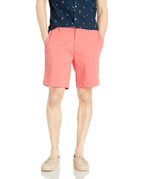 Nautica Men's Classic Fit Flat Front Stretch Chino Deck Short at  Men’s Clothing store