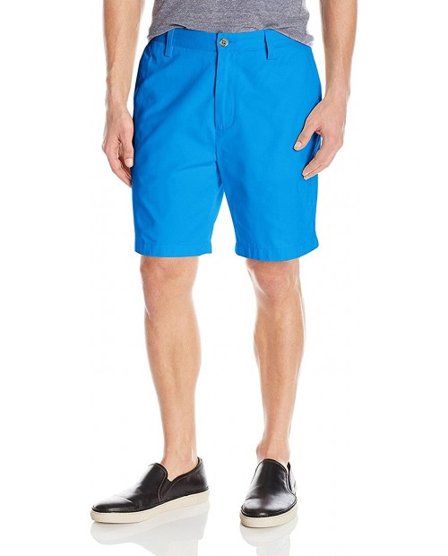 Nautica Men's Classic Fit Flat Front Twill Deck Short at  Men’s Clothing store
