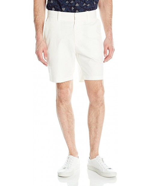 Nautica Men's Modern Fit Flat Front Twill Short at Men’s Clothing store