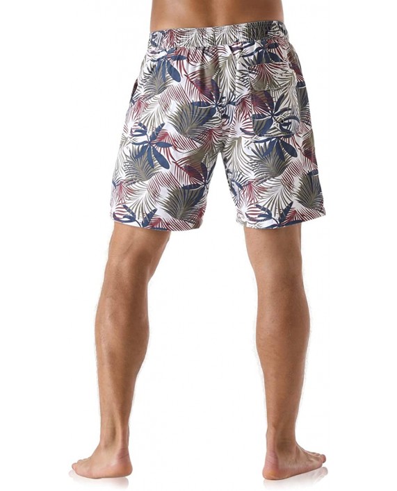 Nonwe Men's Swim Trunks Retro Quick Dry Soft Washed  Full Liner Casual Shorts |