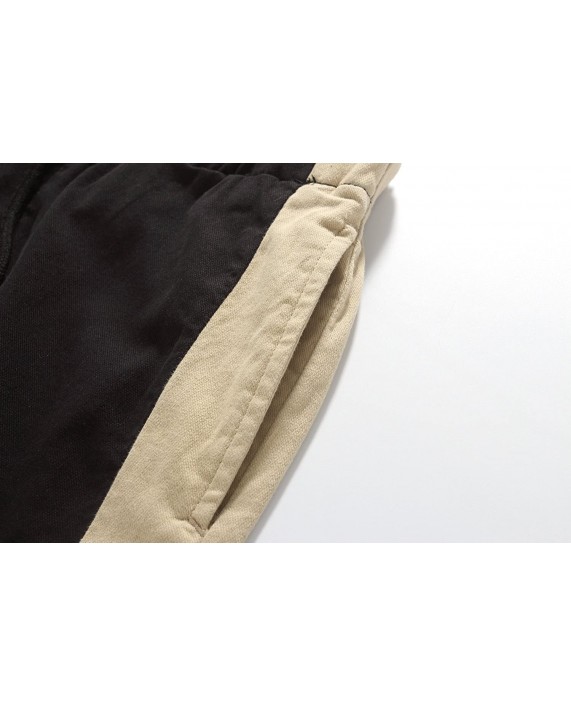 SSLR Men's Mid Rise Drawstring Plain Classic Fit Flat Front Casual Shorts at Men’s Clothing store