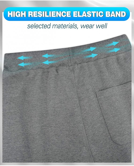 ThEast Mens Casual Athletic Shorts Pajama Shorts Jogger Workout Gym Sweat Shorts at Men’s Clothing store