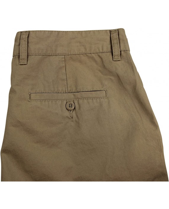 Urban Boundaries Mens Flat Front Stretch 10 Inch Inseam Shorts at Men’s Clothing store