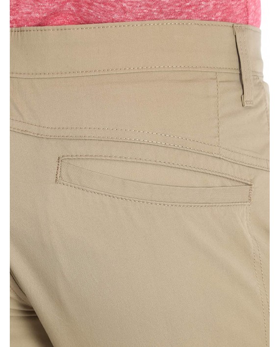 Wrangler Authentics Men's Performance Comfort Waist Flex Flat Front Short at Men’s Clothing store