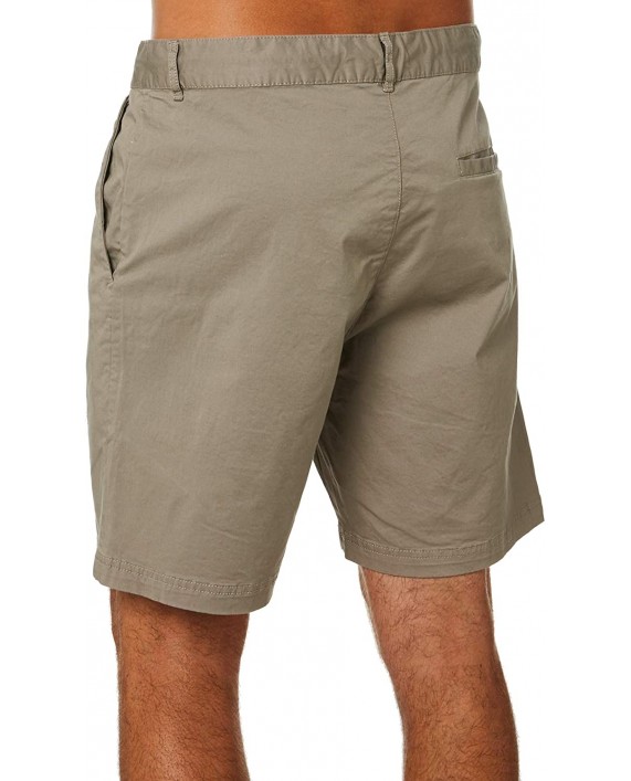 Zanerobe Men's Classic Fitted Cotton Snapshot Casual Shorts with Pockets at Men’s Clothing store