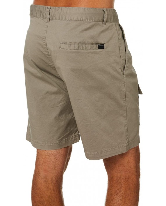 Zanerobe Men's Classic Fitted Cotton Snapshot Casual Shorts with Pockets at Men’s Clothing store