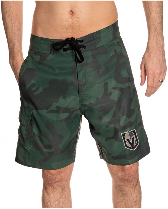 Calhoun Men's Officially Licensed NHL Camo Collection Boardshorts |