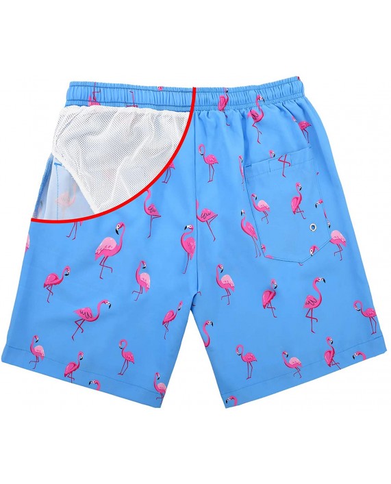 Century Star Men's Swim Trunks Quick Dry Beach Shorts Sportwear with Mesh Athletic Swimwear Bathing Suits |