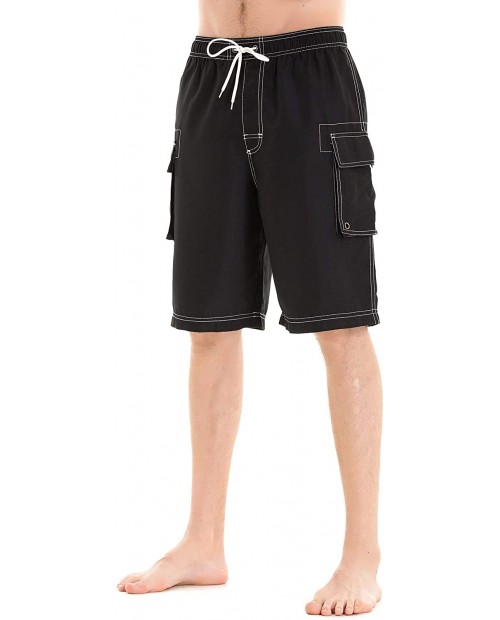 Clothin Men's Quick Dry Surfing Boardshorts with Pocket