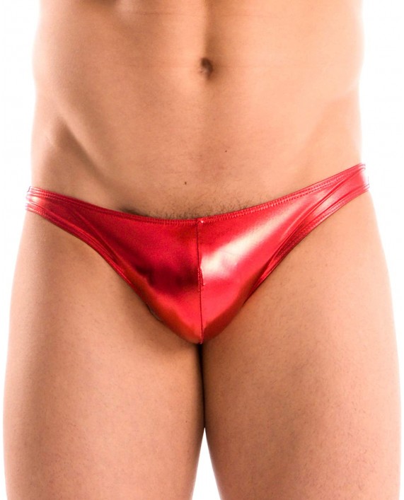 Gary Majdell Sport Mens Solid Thong Swimsuit Fashion Swim Briefs
