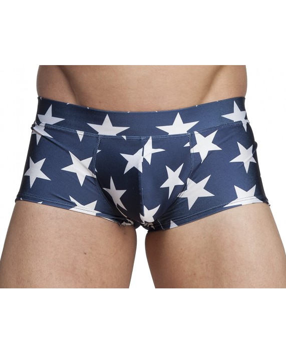 Gary Majdell Sport Men's USA American Flag Stars Hot Body Boxer Brief Swimsuit |