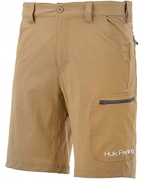 HUK Men's Next Level 10.5 Quick-Drying Performance Fishing Shorts with UPF 30+ Sun Protection